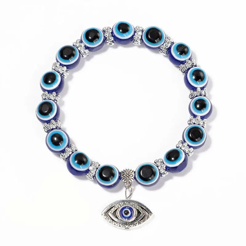 Pendant With Blue Evil Eye Bracelet