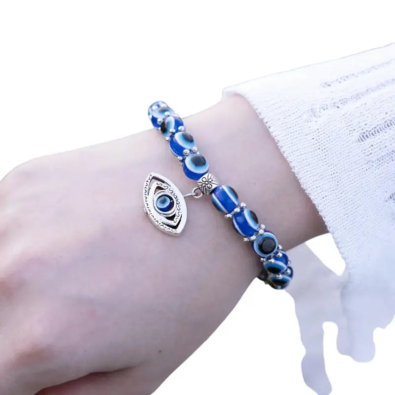 Pendant With Blue Evil Eye Bracelet