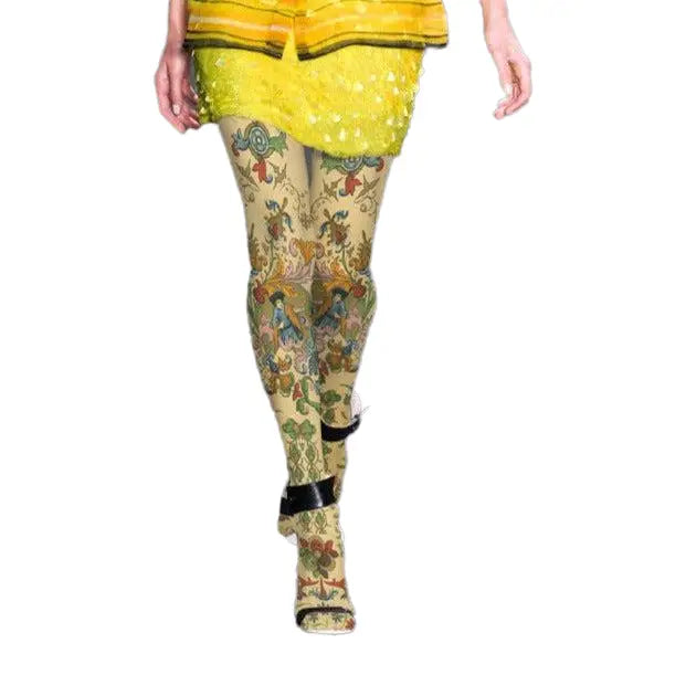 Persian Style Pantyhoose - One Size / Yellow