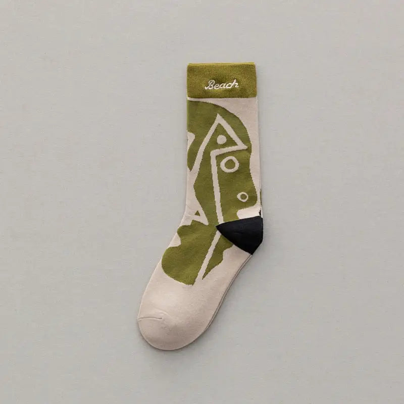 Personality tide socks - Green / EU35-42 - Socks