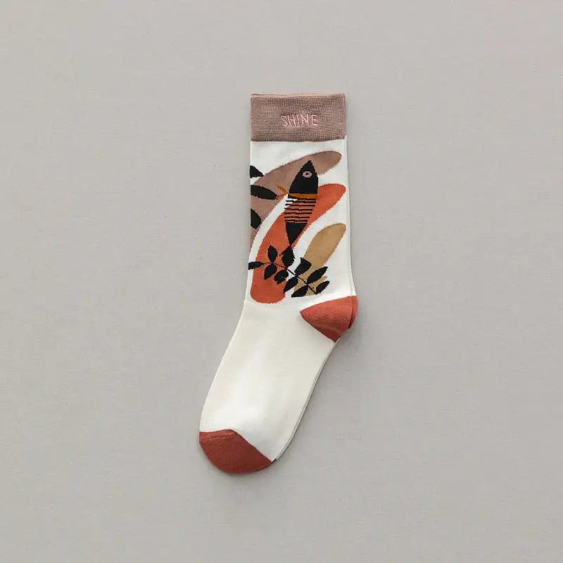 Personality tide socks - White / EU35-42 - Socks