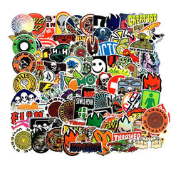 Personalized Skateboard Sticker - 100 Pcs - Stickers