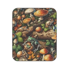 Picnic Blanket with Enchanting Forest Scene and Frogs 61’’