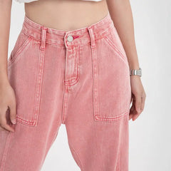 Pink High Waist Pants