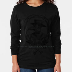 Plague Winged Hourglass Roman Mask Graphic T-Shirt