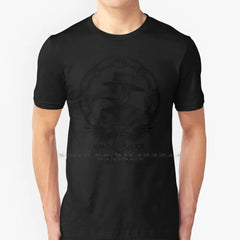 Plague Winged Hourglass Roman Mask Graphic T-Shirt
