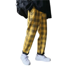 Plaid Ankle Pants