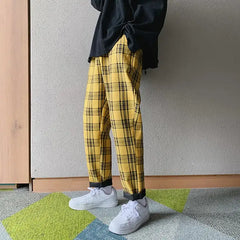 Plaid Ankle Pants