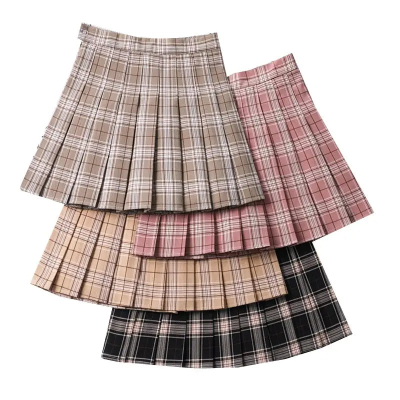 Plaid Pattern Mini Skirt for Summer Outfits
