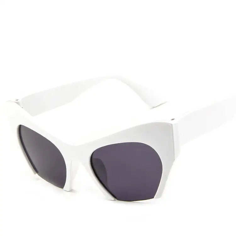 Plastic Cat Eye Sunglasses UV400 Anti Reflective Lenses