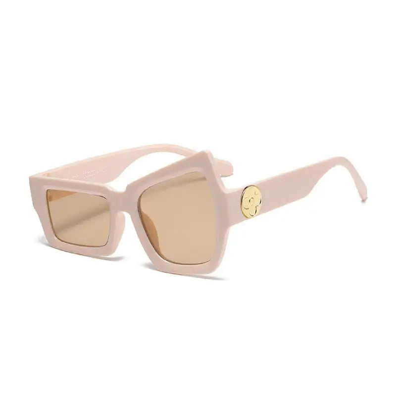 Plastic Irregular Shaped Sunglasses UV400 Square Lenses