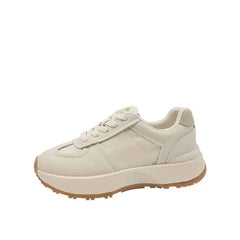 Platform Suede Slip Lace Up Sneakers Euro Size