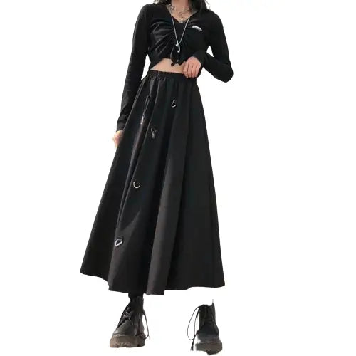 Pleated Skirt Harajuku Punk Gothic Style