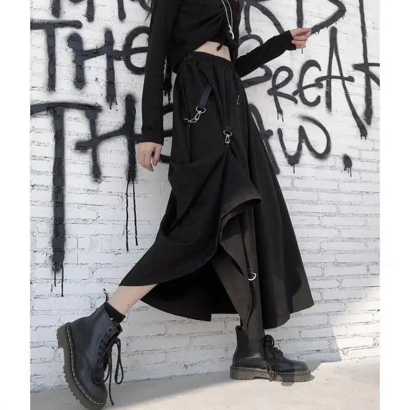 Pleated Skirt Harajuku Punk Gothic Style