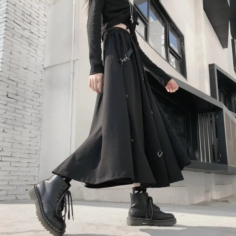 Pleated Skirt Harajuku Punk Gothic Style