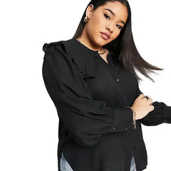 Plus Size Chiffon Blouse