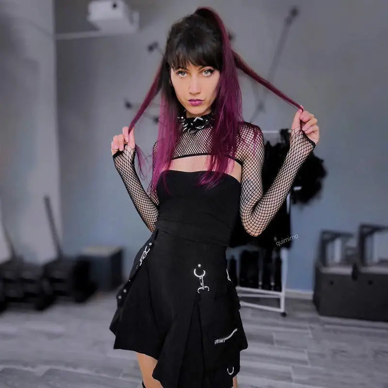 Pockets Skirt Dark Gothic