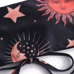 Polyester Aesthetic Sun and Moon Bikini Top