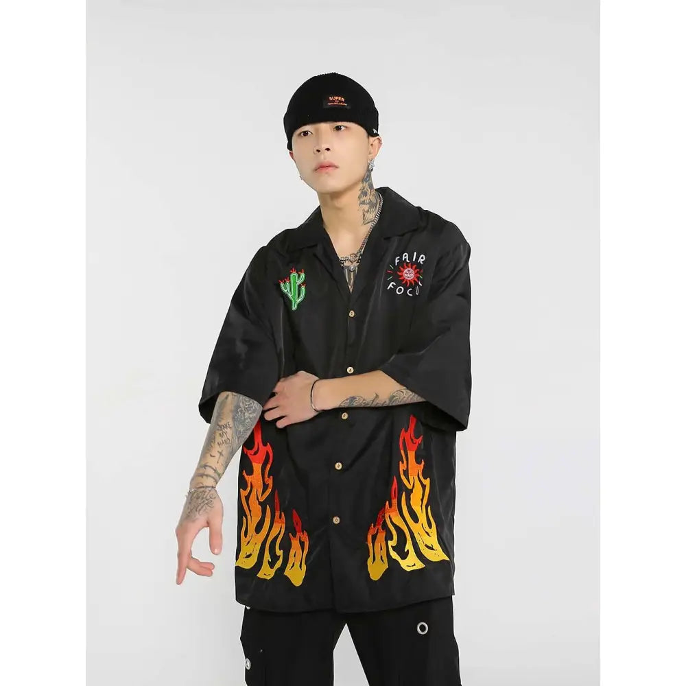 Polyester Flame Fair Focus Short Sleeve Shirt