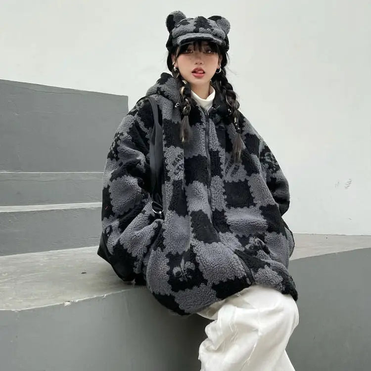 Polyester Irregular Forms Long Sleeve Oversize Hoodie