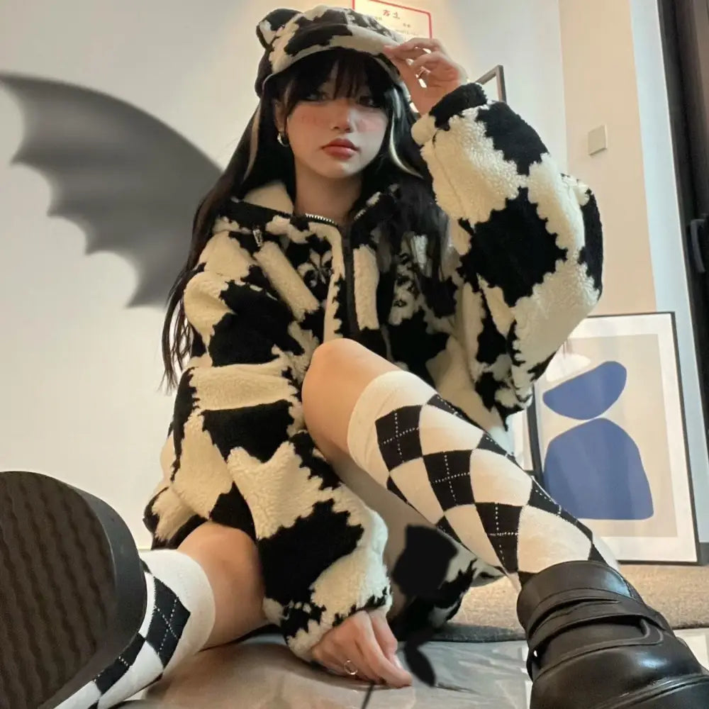 Polyester Irregular Forms Long Sleeve Oversize Hoodie