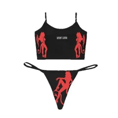 Polyester Skulls Bikini Two Piece 28 Inches Waist 33 Hip