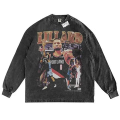 Portrait Lillard Faded Sweatshirt