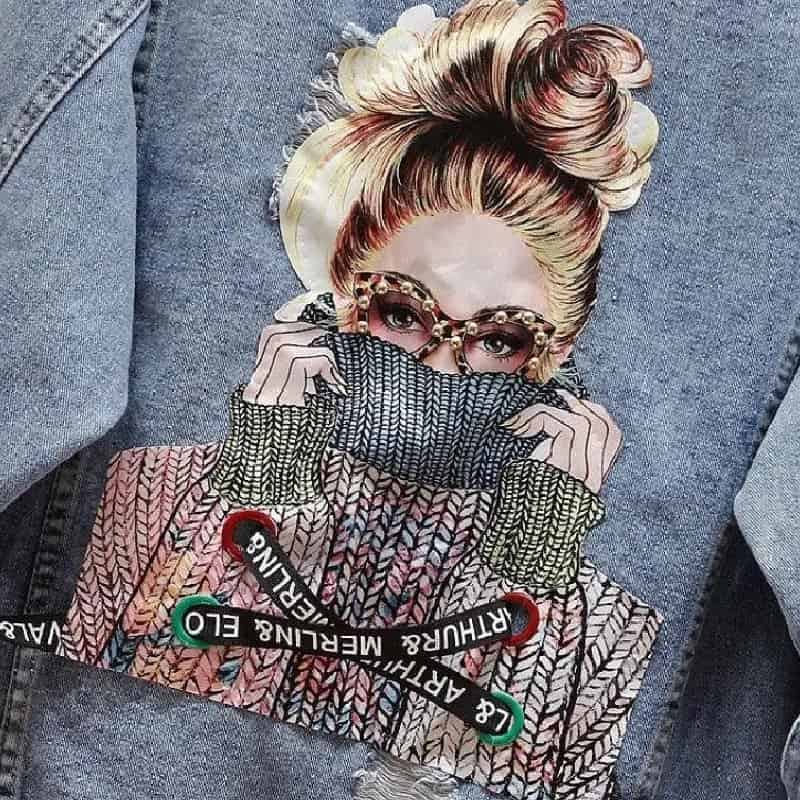 Pretty Girl Ripped Denim Jacket