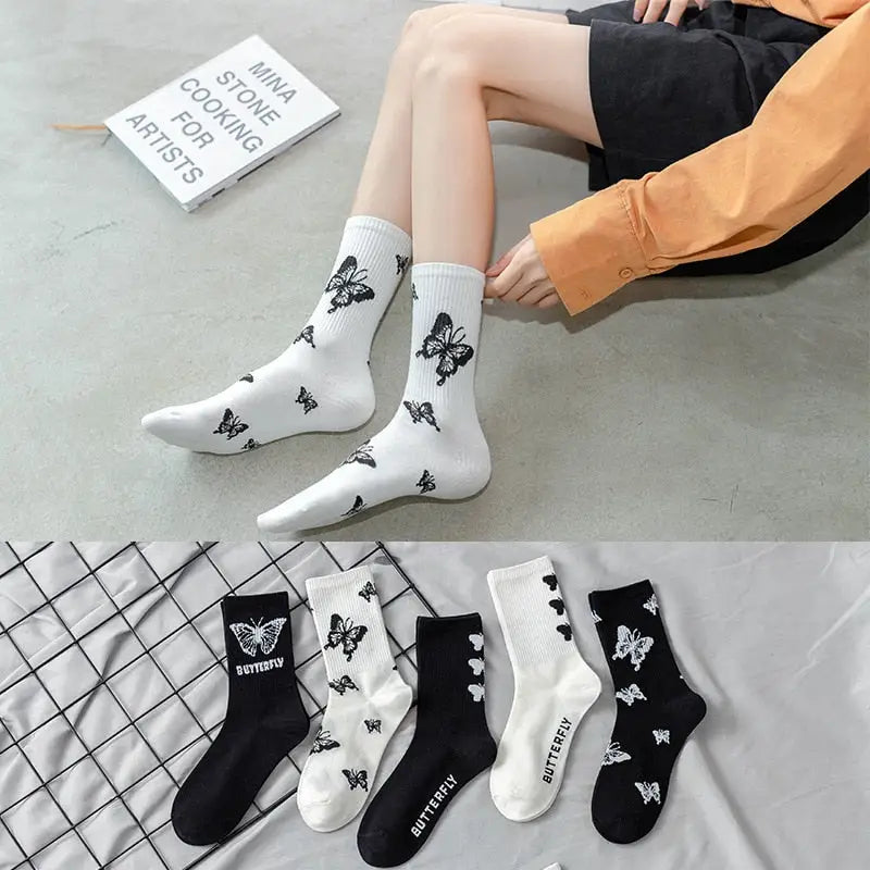 Printed Cotton Socks