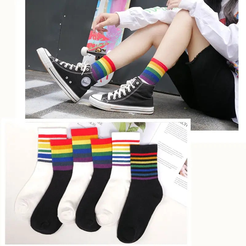 Printed Cotton Socks