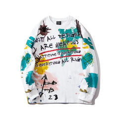 Printed letters oversize Sweatshirt