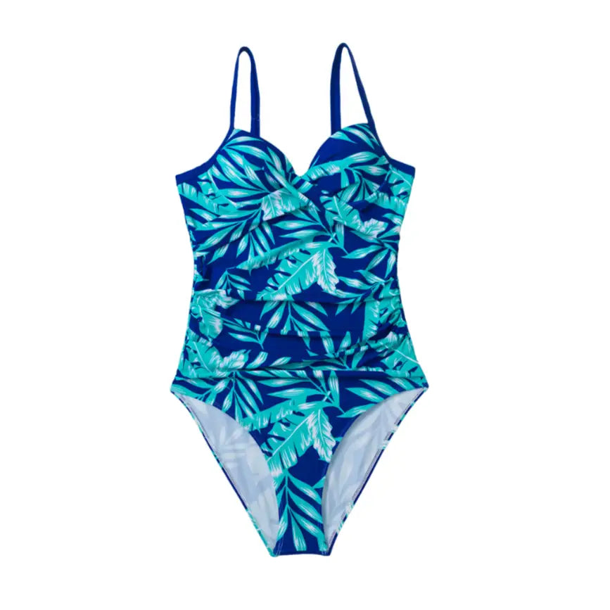 Printed Sling One-Piece Swimsuit