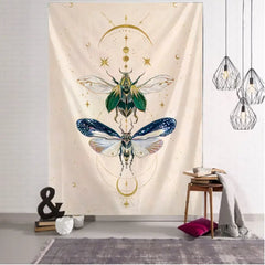 Psychedelic Butterfly Tapestry Wall Art Decor