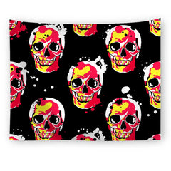 Psychedelic Elegant Katrina Skull Tapestry