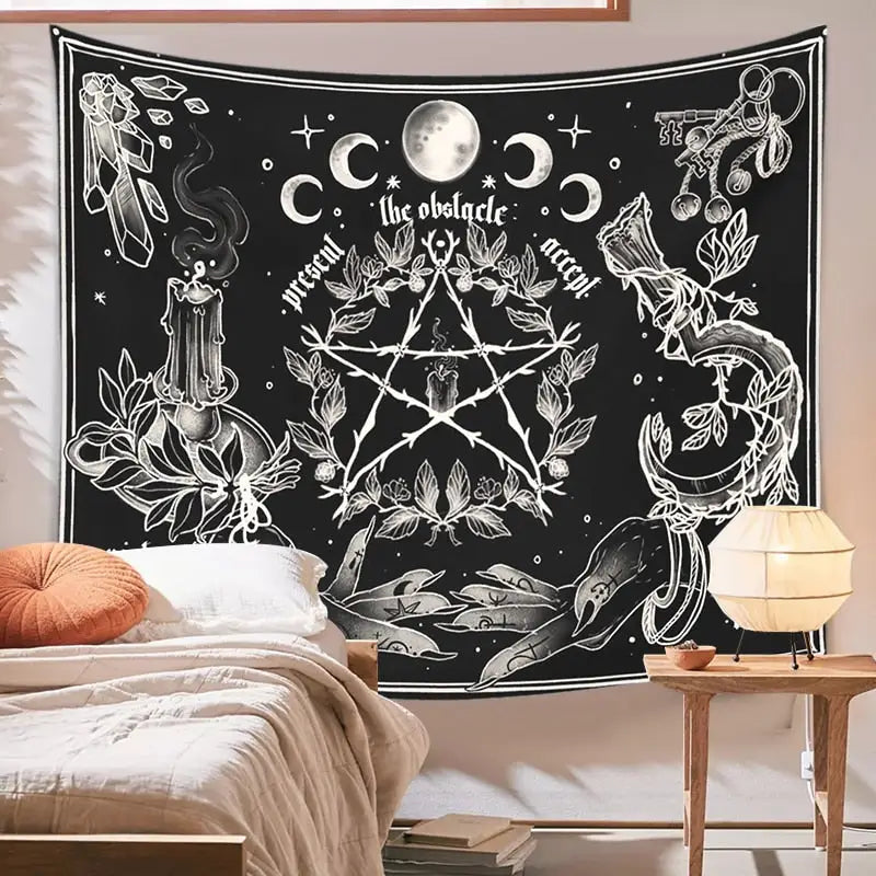 Psychedelic Magic Witchcraft Tapestry