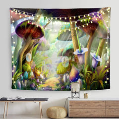 Psychedelic Mushroom Tapestry Wall Decor J / 95x73