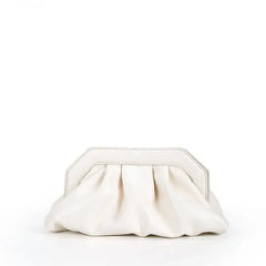 PU Clutch Ruched Pillow Pouch Bag