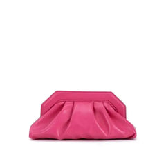 PU Clutch Ruched Pillow Pouch Bag