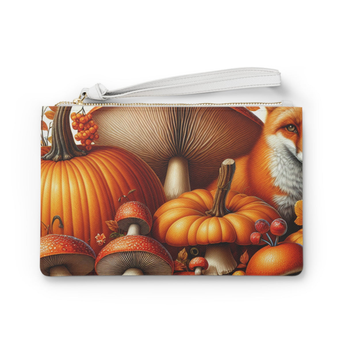 PU Faux Leather Clutch Bag Amelia Harvest Autumn Design