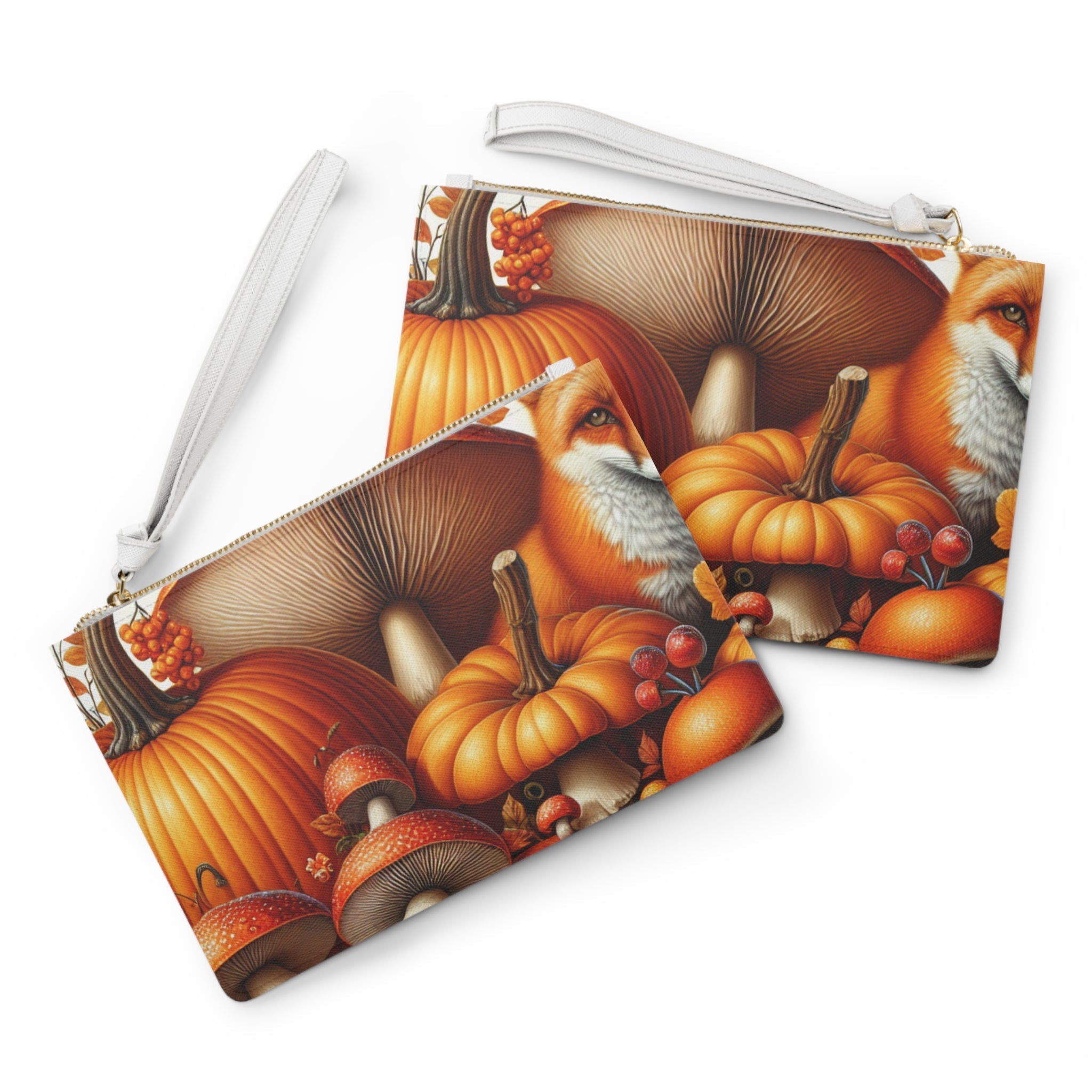 PU Faux Leather Clutch Bag Amelia Harvest Autumn Design