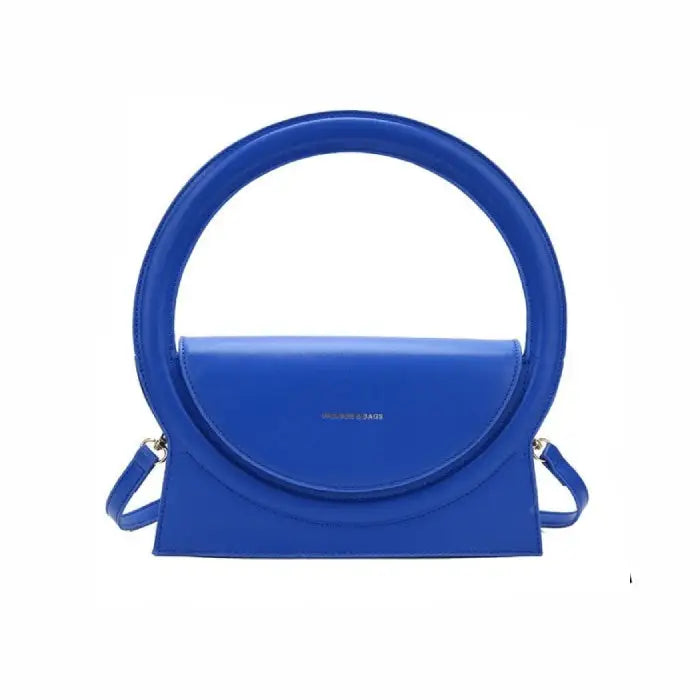 PU Handbag with Round Handles