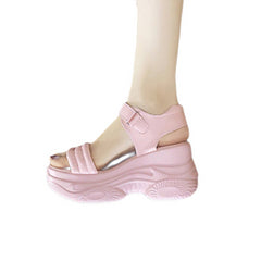 PU Chunky Strap Non Slip Sandals