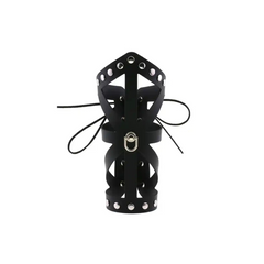 PU Leather Gothic Cuff Wrap Bangle Bracelet