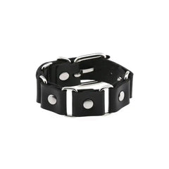 PU Leather Gothic Wrap Bangle Bracelet