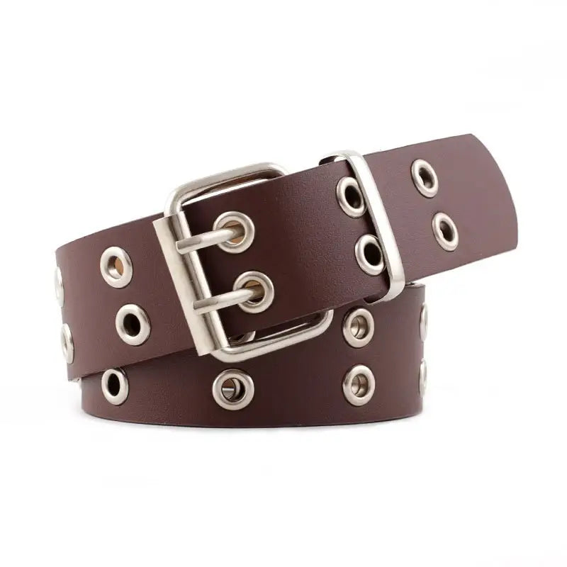 PU Leather Punk Metal Belt