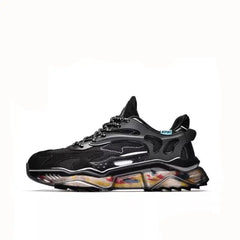 PU Plastic Platform Slip Sneakers Euro Size Black / 39