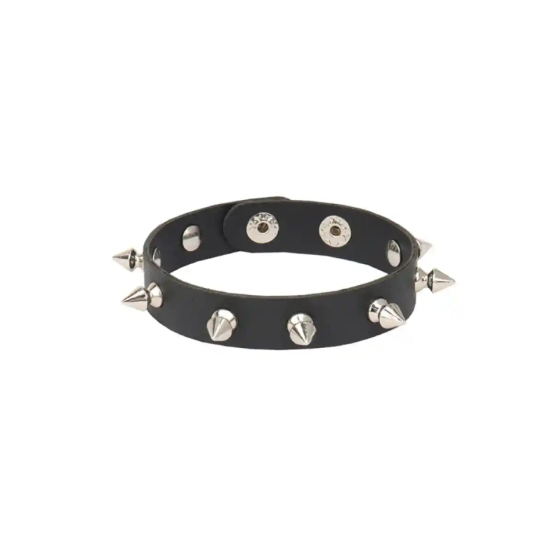 PU Punk Gothic Rivet Wrap Bracelet