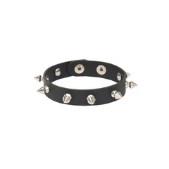 PU Punk Gothic Rivet Wrap Bracelet