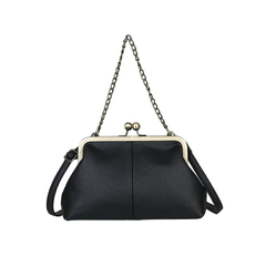 PU Shoulder Bag  Clip Clutch Retro Crossbody Bag