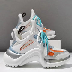 PU Thick Sole Sports Shoes Euro Size 34